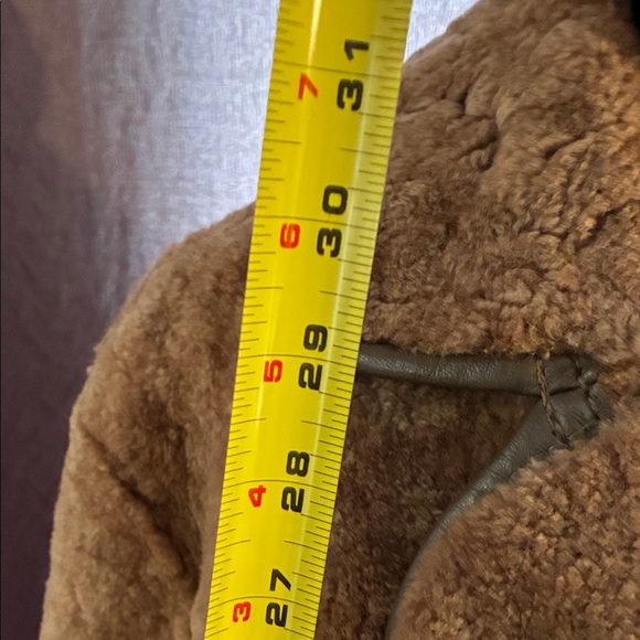 Brown Genuine Shearling Women's Coat Made in England. - Picture 6 of 11